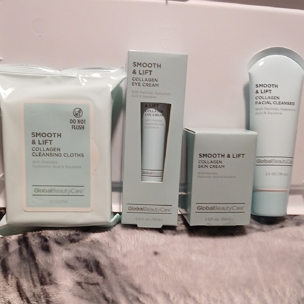 SMOOTH & LIFT COLLAGEN  FACE AND NECK BEAUTY REGIMEN NWT